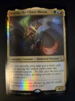 Averna, the Chaos Bloom NM FOIL Commander Legends MTG FREE SHIPPING - Image 1