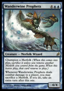 MTG Lorwyn #95 Wanderwine Prophets - Lightly played - Image 1