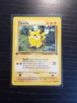 Pikachu 60/64 Pokemon Jungle 1st Edition - Image 1
