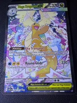 Mega Dragonite EX 290/217 Pokemon Ascended Heroes Special Illustration Rare Holo - Image 1