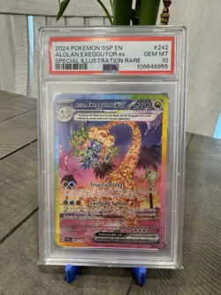 Pokemon Surging Sparks Alolan Exeggutor EX 242/191 PSA 10 - Image 1