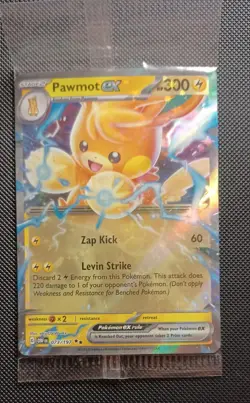 Pawmot ex - 073/197 Double Rare Obsidian Flames Pokemon TCG Sealed Promo 545 - Image 1