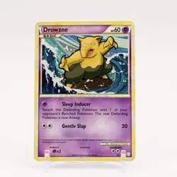 Drowzee - 62/123 HeartGold SoulSilver Pokemon - NM - Image 1