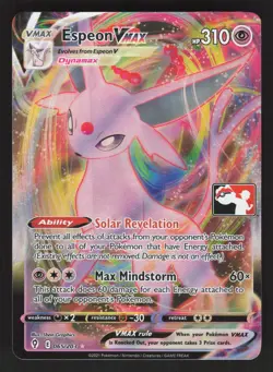 Espeon VMAX 065/203 Pokemon TCG Play! Prize Pack Series Cards NM - Image 1