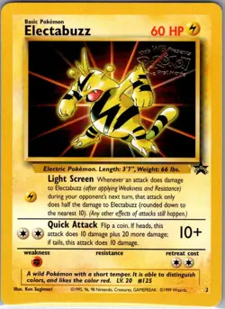 Electabuzz (Movie Promo) 2 WoTC Promo - Pokemon Card - NM - Image 1