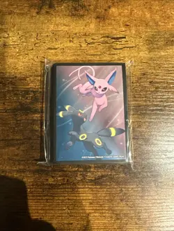 Espeon & Umbreon Card Sleeves Prismatic Evolutions Premium Figure Collection Box - Image 1