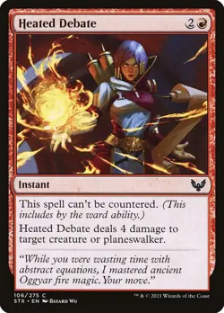 MTG Magic the Gathering Heated Debate (106/447) Strixhaven School of Mages NM - Image 1