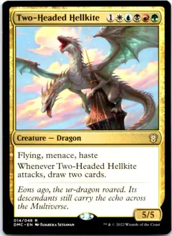 Two-Headed Hellkite Commander: Dominaria United, 14 NM - Image 1