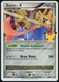 Pokemon Zacian Cosmos Holo Promokarten SWSH135 NM DE - Image 1