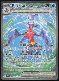 Pokemon Knakrack ex Special Illustration Rare Paradoxrift 245/182 NM DE - Image 1