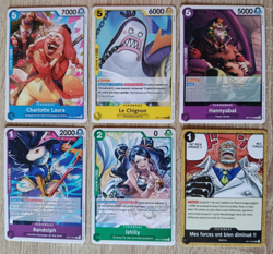 Lot de 6 Cartes Divers ONE PIECE CARD GAME FR - Image 1