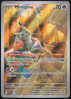 Pokemon Mimigma Illustration Rare SVP Black Star Promos 075 NM DE - Image 1