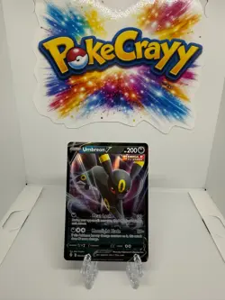 Umbreon V Ultra Rare SWSH07: Evolving Skies 094/203 NM Pokemon - Image 1