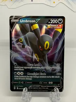 Umbreon V Ultra Rare SWSH07: Evolving Skies 094/203 NM Pokemon - Image 2