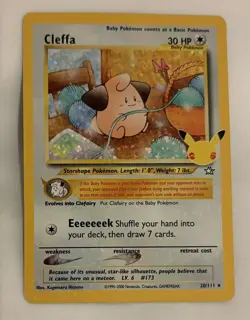 Pokemon- Celebrations Classic Collection- Cleffa 20/111 Rare Holo NM - Image 2