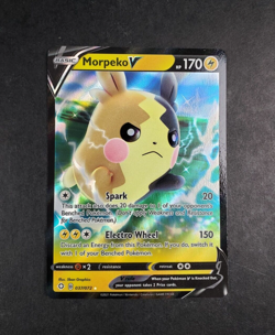 Pokemon TCG Morpeko V 037/072 Shining Fates Holo Ultra Rare - LP - FAST SHIPPING - Image 2