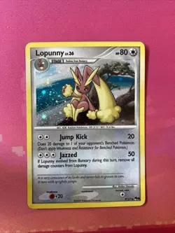 Pokemon Card Lopunny Pop Series 9 Holo 9/17 Near Mint - Image 1