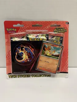 SWIRL PROMO | Pokemon Ascended Heros Tech Sticker Collection SEALED - Charmander - Image 1
