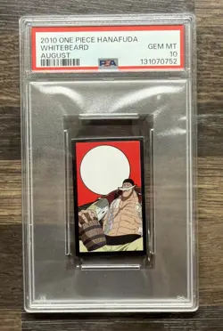 2010 ONE PIECE HANAFUDA WHITEBEARD AUGUST PSA 10 - Image 1