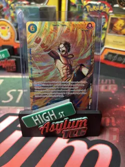 Portgas.D.Ace Alt Art OP13-119 SEC Carrying on His Will One Piece English - Image 1