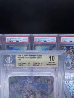 Super Dragon Ball Heroes card Son Goku GT UGM10-LSEC2 BGS 10 US SELLER - Image 3