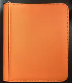 4 Pocket Trading Card Zip Binder 128 Cards Premium TCG Top Loader 35 Pt Album - Image 1
