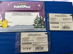 Pokemon Pikachu and Eevee Pokepost Promo Exclusive Card And Envelope - Image 2