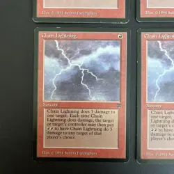 MTG 4x Chain Lightning - Legends - Magic: The Gathering - Image 3