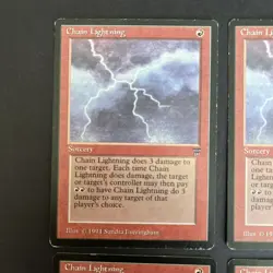MTG 4x Chain Lightning - Legends - Magic: The Gathering - Image 4