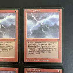 MTG 4x Chain Lightning - Legends - Magic: The Gathering - Image 5