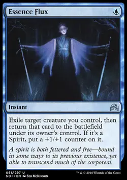 ESSENCE FLUX NM Shadows Over Innistrad MTG Blue - Instant Unc - Image 1