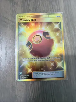 Cherish Ball Full Art Secret Rare Holo Pokemon 250/236 Unified Minds - Image 1