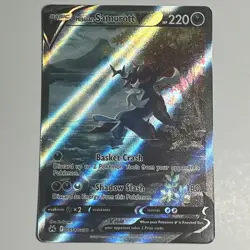 Pokemon Hisuian Samurott V SWSH Crown Zenith Galarian Gallery GG51/GG70 NM - Image 2