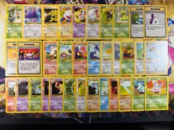 Pokemon Base Set II 12/20 Rares, Complete Uncommon, & Common Set 90/90 NM Lot - Image 1