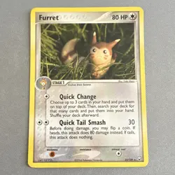 Pokemon TCG - Furret - 22/109 Team Rocket Returns 2004 Rare Regular - Yuka Morii - Image 1