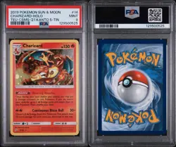 Pokemon TCG - Charizard Costco Cosmo Holo Galaxy Swirl 14/181 PSA 9 - Image 3