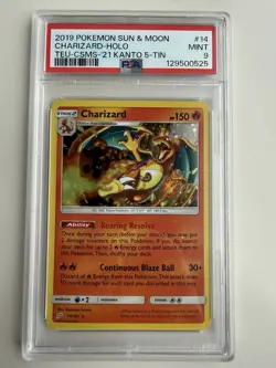 Pokemon TCG - Charizard Costco Cosmo Holo Galaxy Swirl 14/181 PSA 9 - Image 4