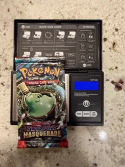 VERY HEAVY!! (22.28g) Pokemon Twilight Masquerade – Factory Sealed Booster Pack - Image 1