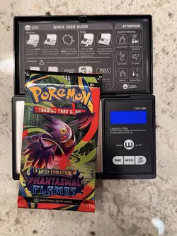 VERY HEAVY!! (22.58g) Pokemon Phantasmal Flames – Factory Sealed Booster Pack! - Image 1