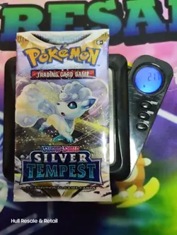 21.7 Grams 🔥 HEAVY 🔥 Pokemon TCG Silver Tempest Booster Pack! FACTORY SEALED✅ - Image 1