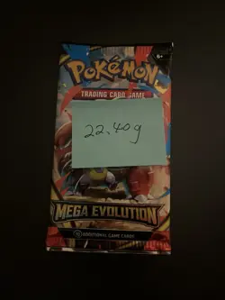 (HEAVY) 22.40g Pokemon TCG Mega Evolution Booster Pack (SEALED)✅ - Image 3