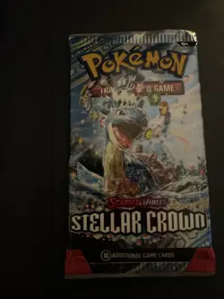 Heavy! 22.45 Gram Pokemon Stellar Crown Booster Pack Sealed - Image 2
