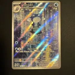 Poliwhirl 176/165 Illustration Rare 151 Pokemon NM - Image 1