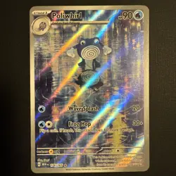 Poliwhirl 176/165 Illustration Rare 151 Pokemon NM - Image 2