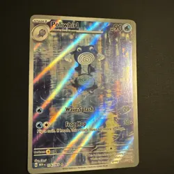 Poliwhirl 176/165 Illustration Rare 151 Pokemon NM - Image 3