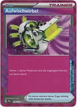 Pokemon Aufwischwirbel ACE Rare Prismatische Entwicklungen 128/131 NM Deutsch - Image 1