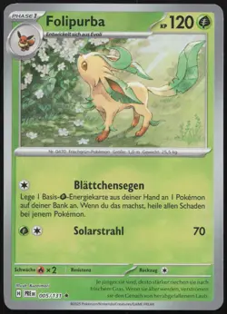 Pokemon Folipurba Pokeball Reverse Prismatische Entwicklungen 005/131 NM DE - Image 1