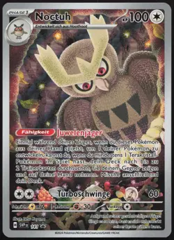 Pokemon Noctuh Illustration Rare SVP Black Star Promos 141 NM DE - Image 1