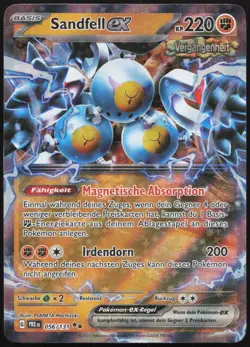 Pokemon Sandfell ex Double Rare Prismatische Entwicklungen 056/131 NM DE - Image 1