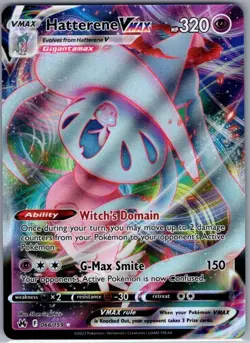 Hatterene VMAX 066/159 SWSH: Crown Zenith - Pokemon Card - NM - Image 1